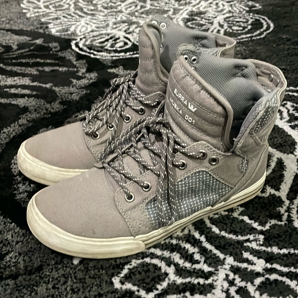 Supra Muska Skytop 001 Gray Canvas